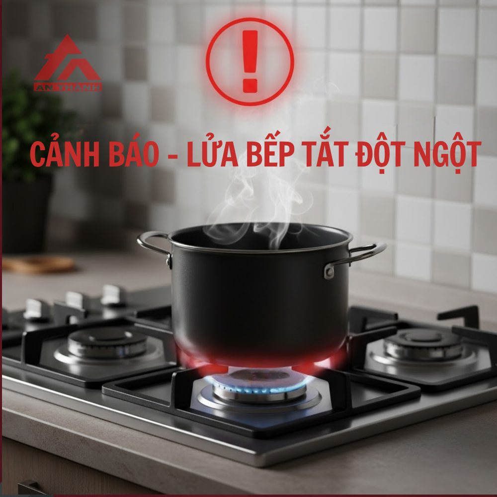Bếp Gas Tự Nhiên Tắt Lửa? Đây Là Dấu Hiệu Cảnh Báo Không Nên Bỏ Qua!